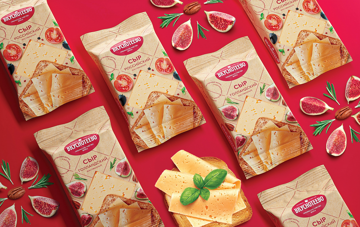 Вкуснотеево: фудстайлинг и визуальный стиль бренда молочных продуктов - Портфолио Depot